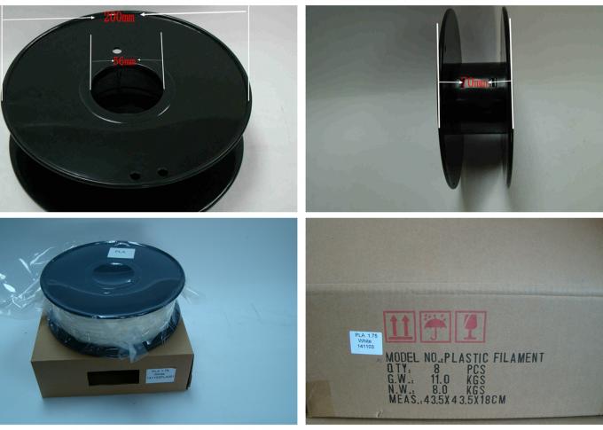 Màu xám Cao Sức mạnh Máy in 3D Máy sợi 1.75mm / ABS Plastic Filament