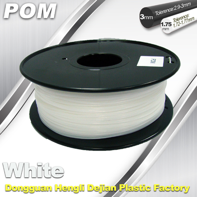 Máy in 3D POM Filament Đen trắng 1.75 3.0mm Độ bền cao POM Filament
