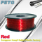 Máy in 3D PETG màu đỏ trong suốt Độ bền kháng axit và kiềm 1,0kg / cuộn