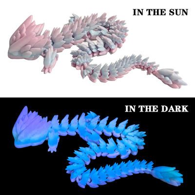 PINRUI Glow Rainbow PLA 1kg 1.75mm Thay đổi màu sắc trong bóng tối cho máy in 3D