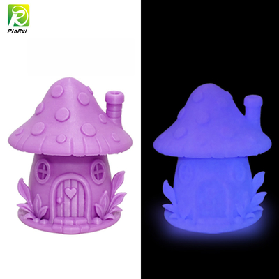 PINRUI Glow-in-the-Dark PLA Filament Purple Color 3D Printer Rods Available for Sale