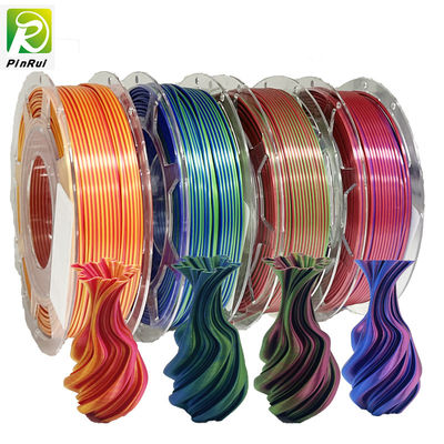 Lụa 1.75 mm in 3D hai màu Pla Filament 2 màu