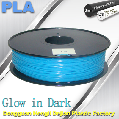 Glow In The Dark Filament For 3D Printer PLA Filament 1.75mm / 3.0mm