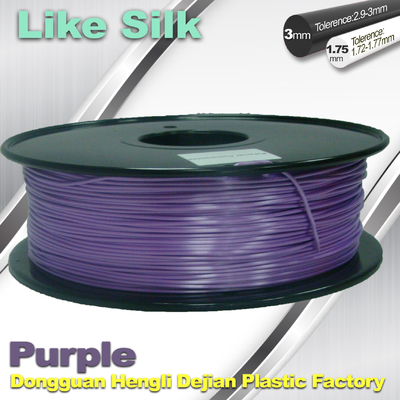 Purple Color Polymer Composites 3d Printing Plastic Filament High Gloss