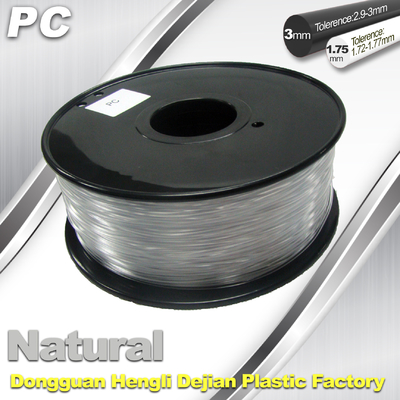 PC Filament 3D Vật liệu in Sức mạnh chống lại tia cực tím