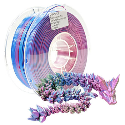 PINRUI Sợi lụa PLA ba màu 1.75mm 1kg Spool Sợi lụa PLA ba màu phù hợp với hầu hết các máy in FDM